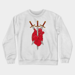 Tarot card - Three Of Swords Crewneck Sweatshirt